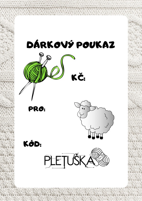 Dárkový poukaz 1500 Kč