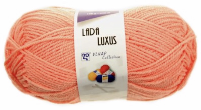 Příze Lada Luxus lososová 55015