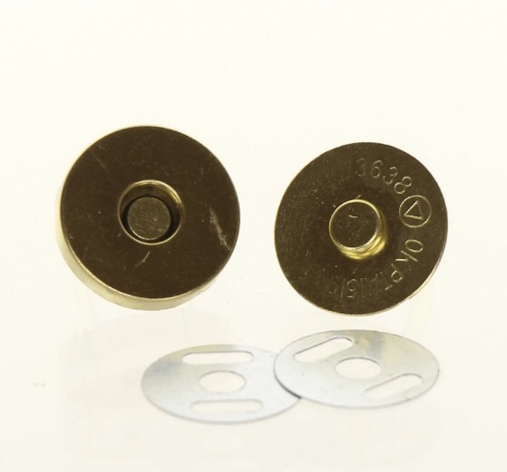 Magnetické zapínání zlaté - 14 mm