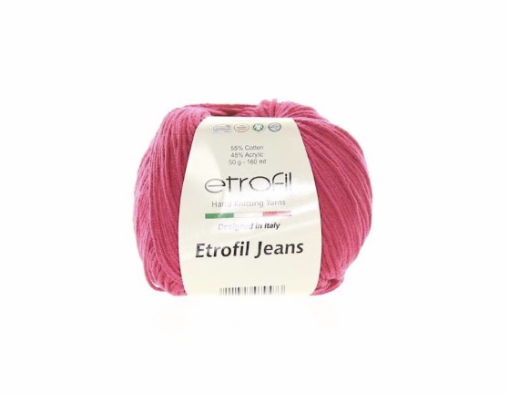 Příze Etrofil Jeans tmavě růžová 049