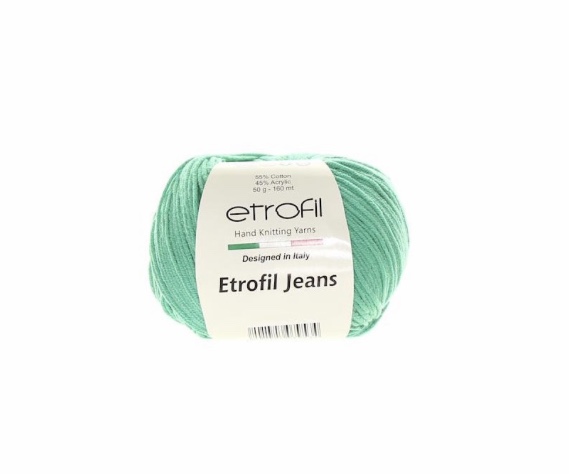 Příze Etrofil Jeans mentolová 055