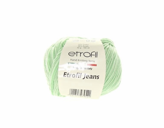 Příze Etrofil Jeans zelená 056