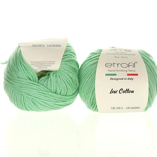 Příze Lux Cotton nilská zelená 70412