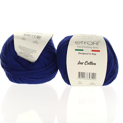 Příze Lux Cotton námořnická modř 70527