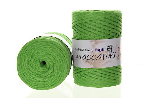 Bavlněné šňůry Abigail 5mm zelená 22