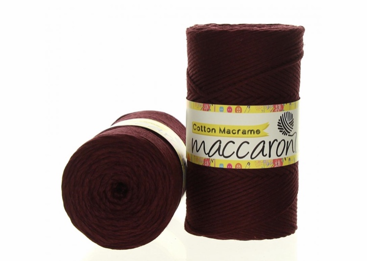 Cotton Macrame 2mm tmavě fialová 58-806