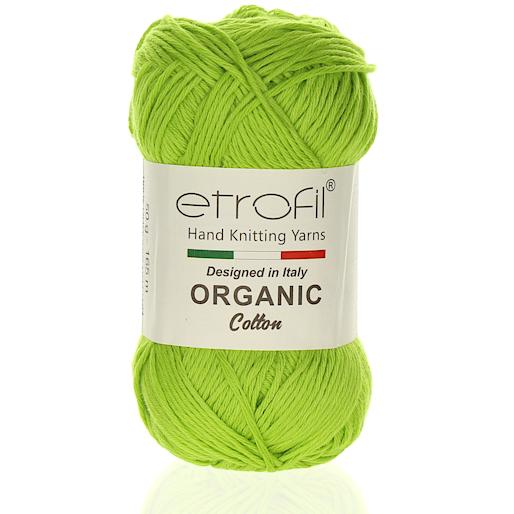 Příze Organic Cotton světle zelená EB009