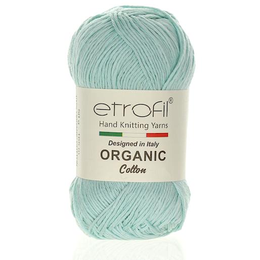 Příze Organic Cotton mentolová EB010
