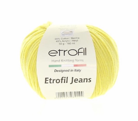 Příze Etrofil Jeans žlutá 072