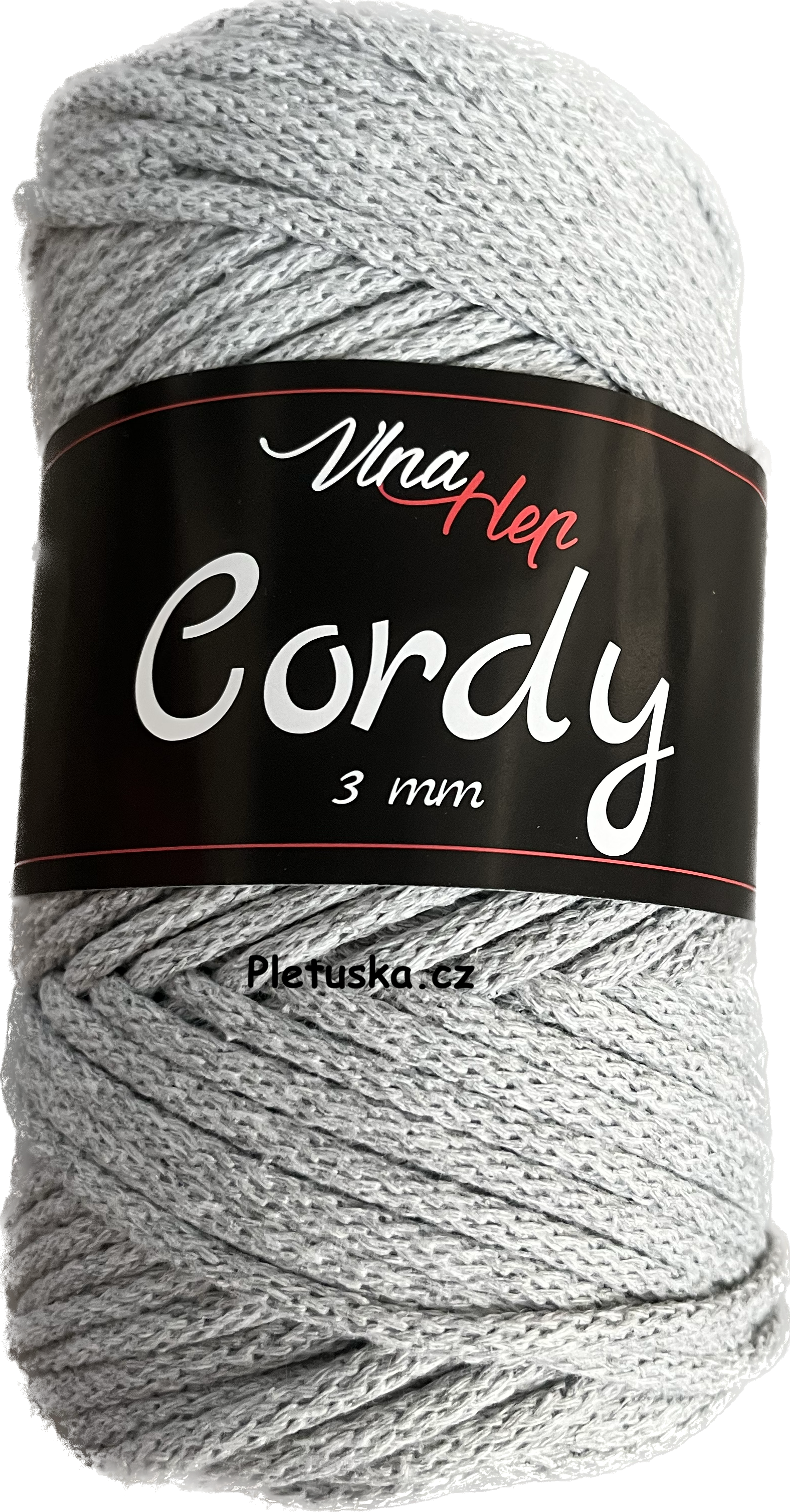 Cordy 3 mm šedá 8231