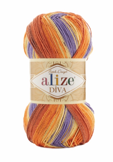Příze Diva Batik 7398