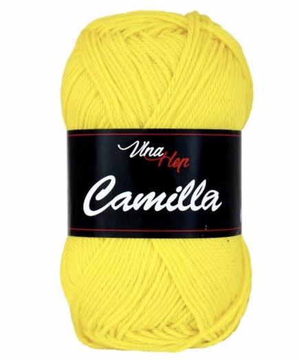 Příze Camilla sytě žlutá 8184