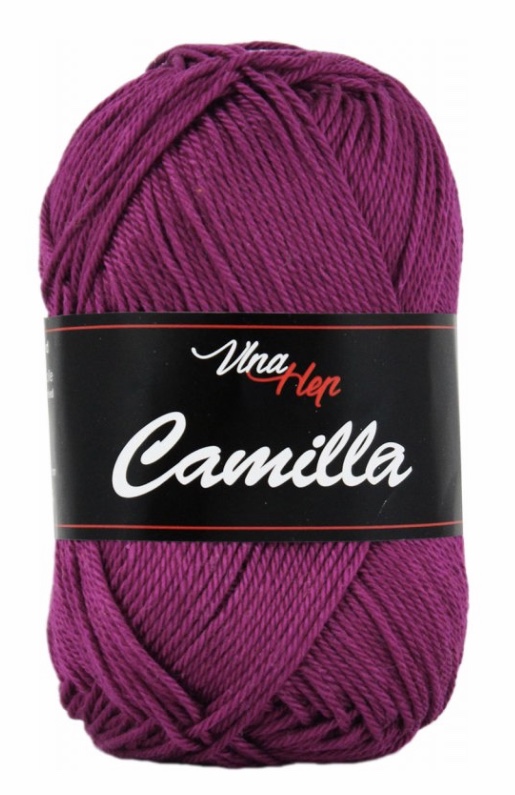 Příze Camilla tmavě purpurová 8049