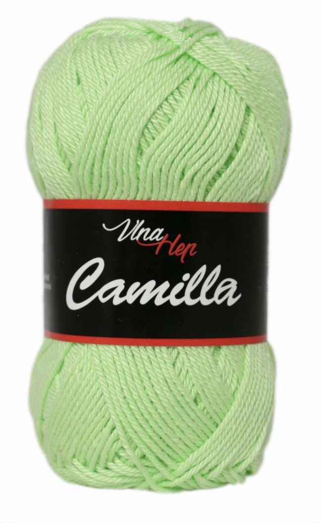 Příze Camilla pastelově zelená 8158