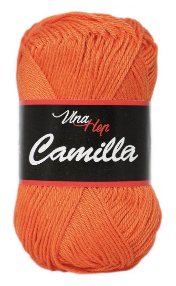 Příze Camilla tmavě oranžová 8194