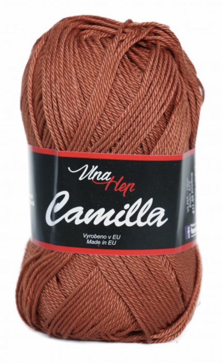 Příze Camilla hnědorezavá 8211