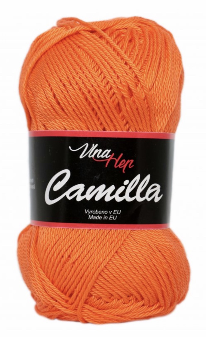 Příze Camilla oranžová 8301