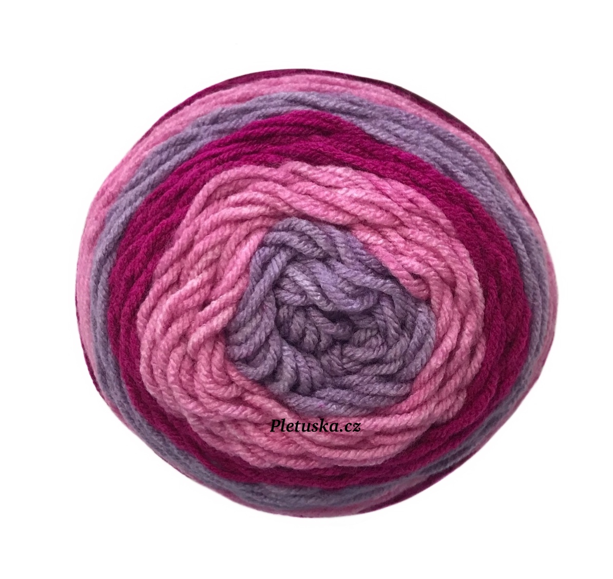 Příze Sweet Roll růžová-fialová 1047-05