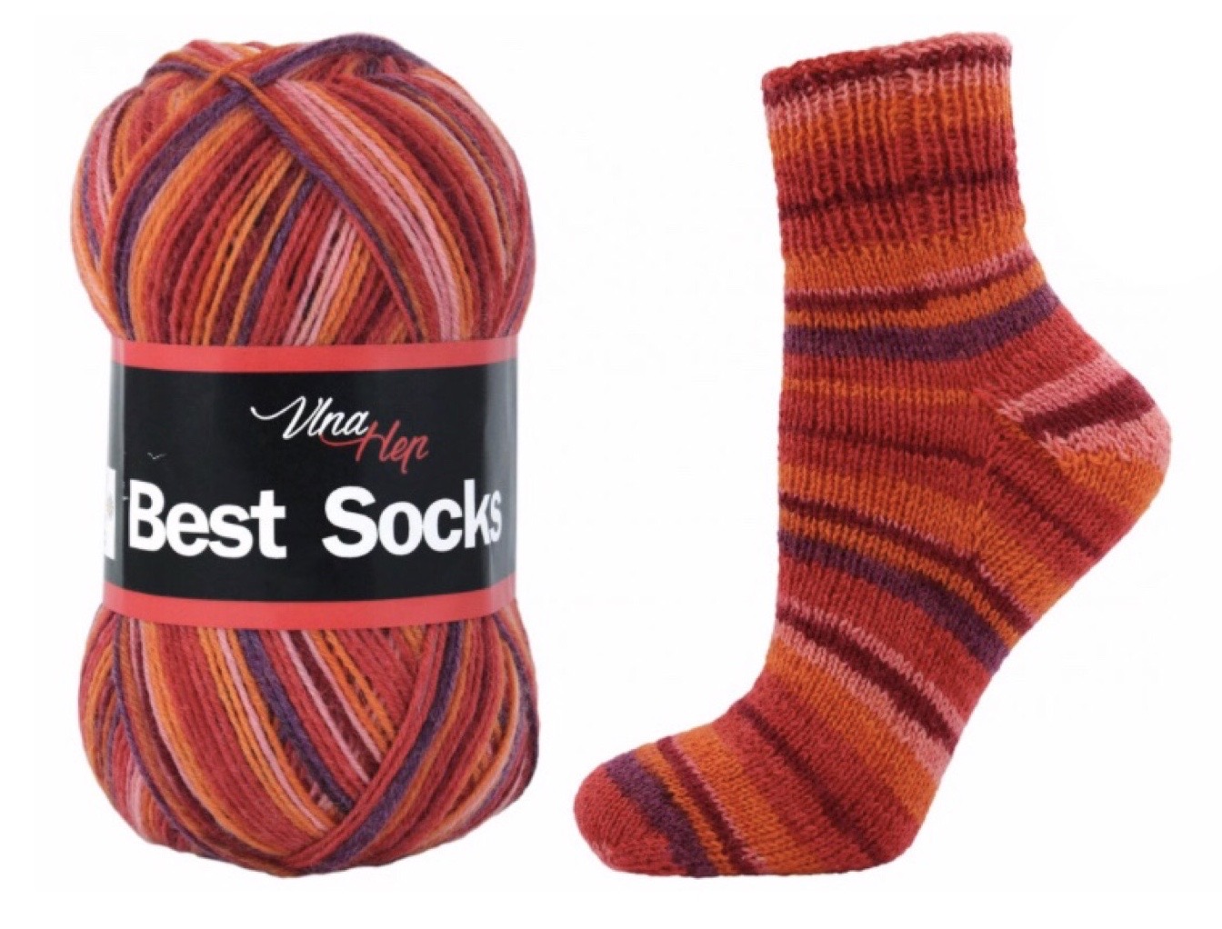 Příze Best Socks 4-fach 7018