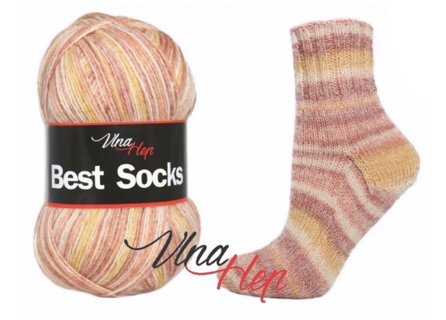 Příze Best Socks 4-fach 7114