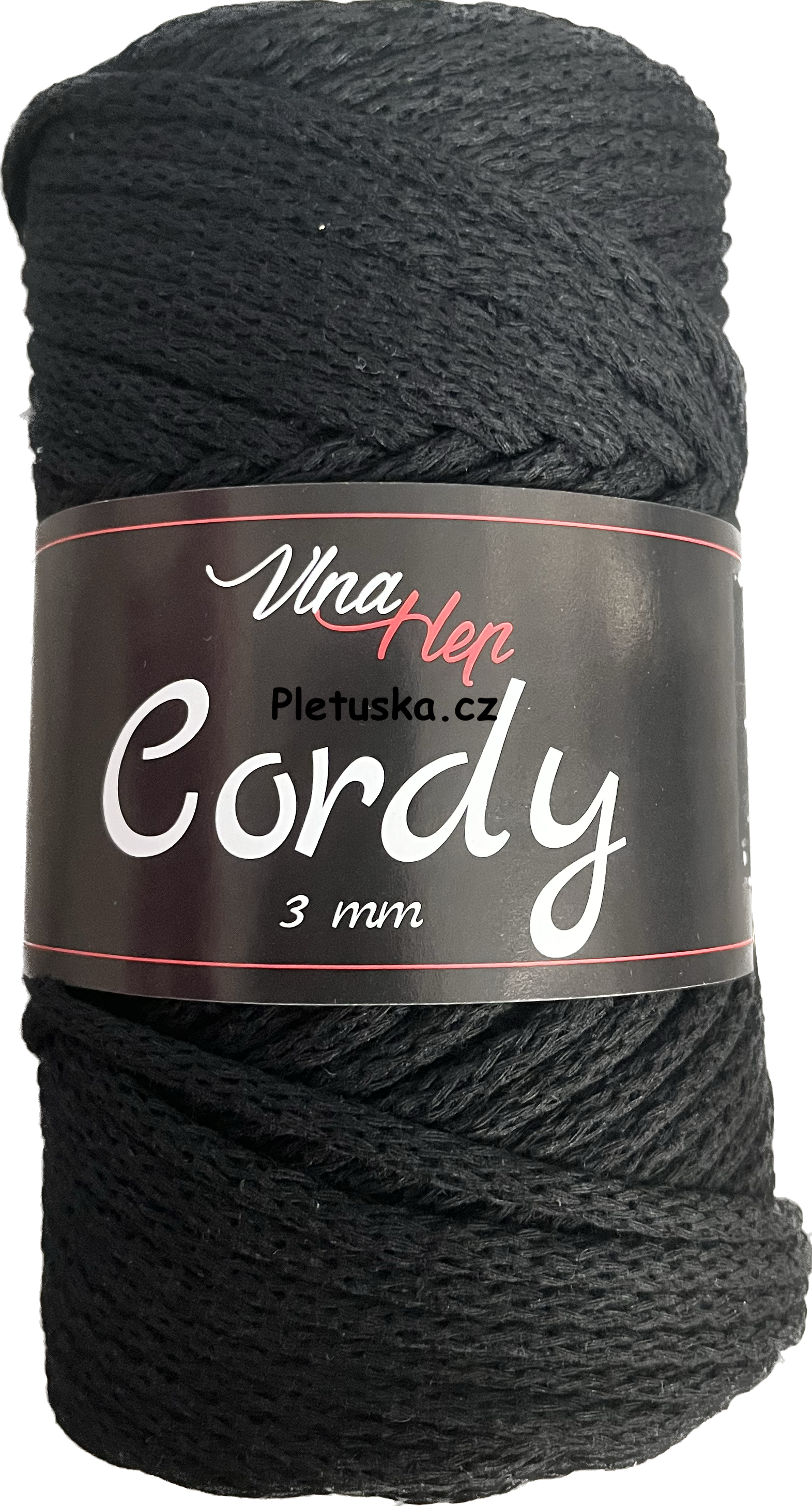 Cordy 3 mm černá 8001