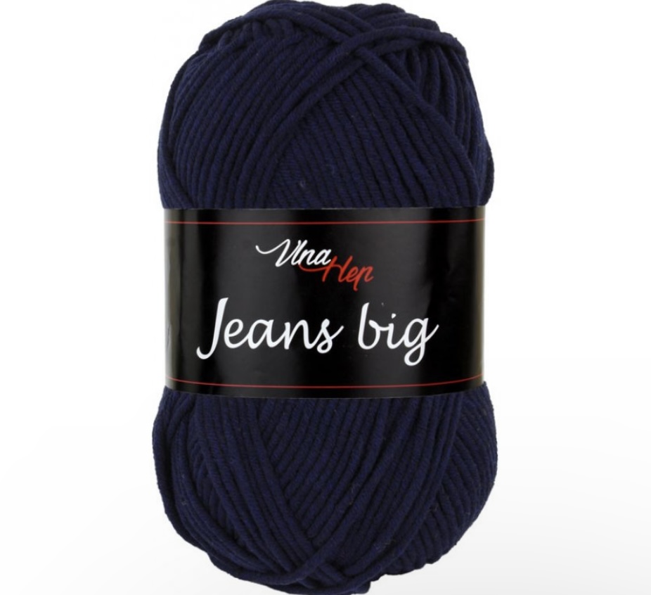 Příze Jeans Big inkoustová 8121