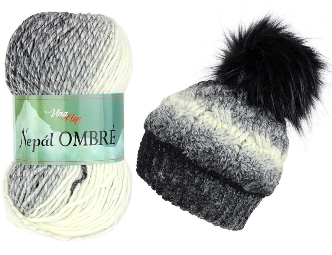 Příze Nepál Ombre 7409