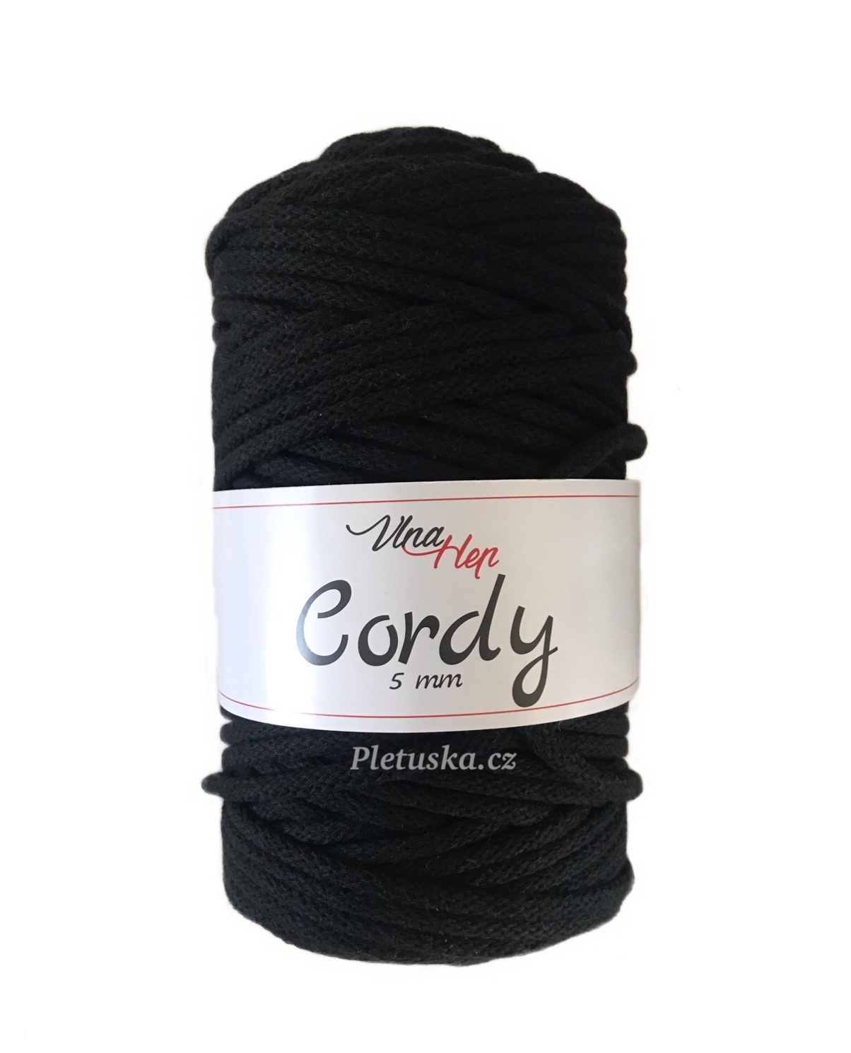 Cordy 5 mm černá 8001