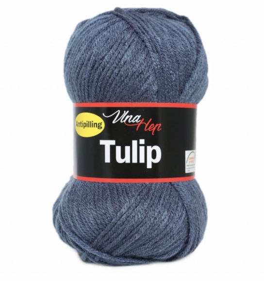 Příze Tulip kouřově modrá 4114