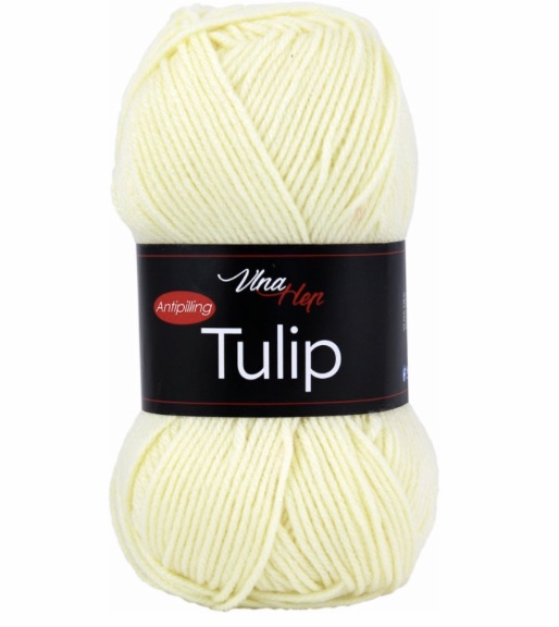 Příze Tulip pastelově žlutá 4175