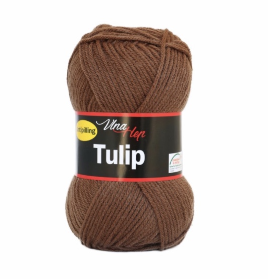 Příze Tulip hnědá 4228