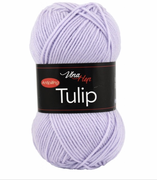 Příze Tulip pastelově fialová 4451