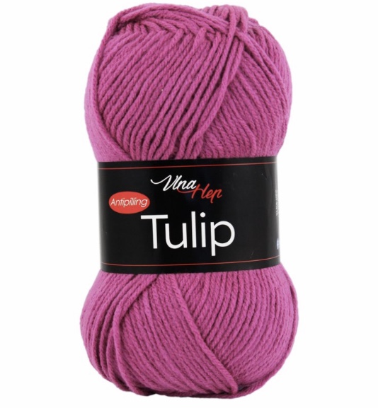 Příze Tulip fialovorůžová 4490