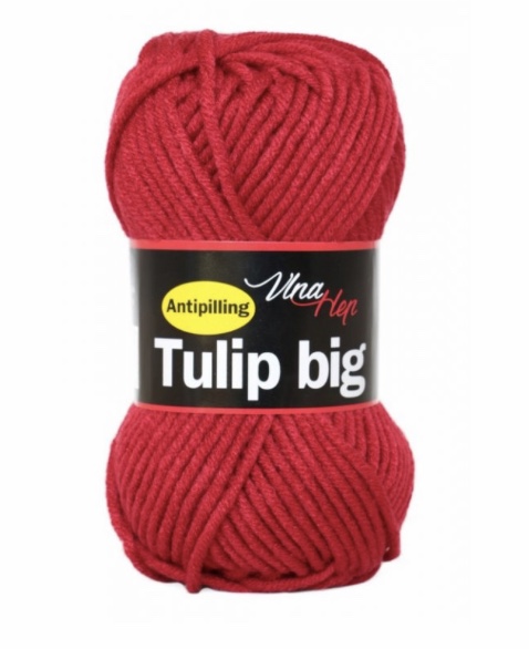 Příze Tulip Big červená 4019