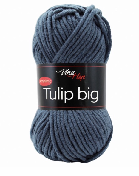 Příze Tulip Big kouřově modrá 4114