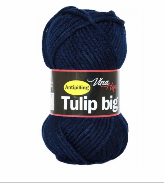 Příze Tulip Big tmavě modrá 4121