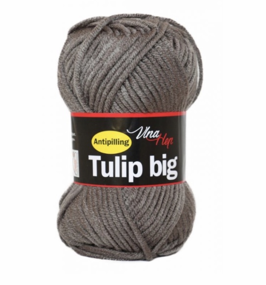 Příze Tulip Big šedá 4235