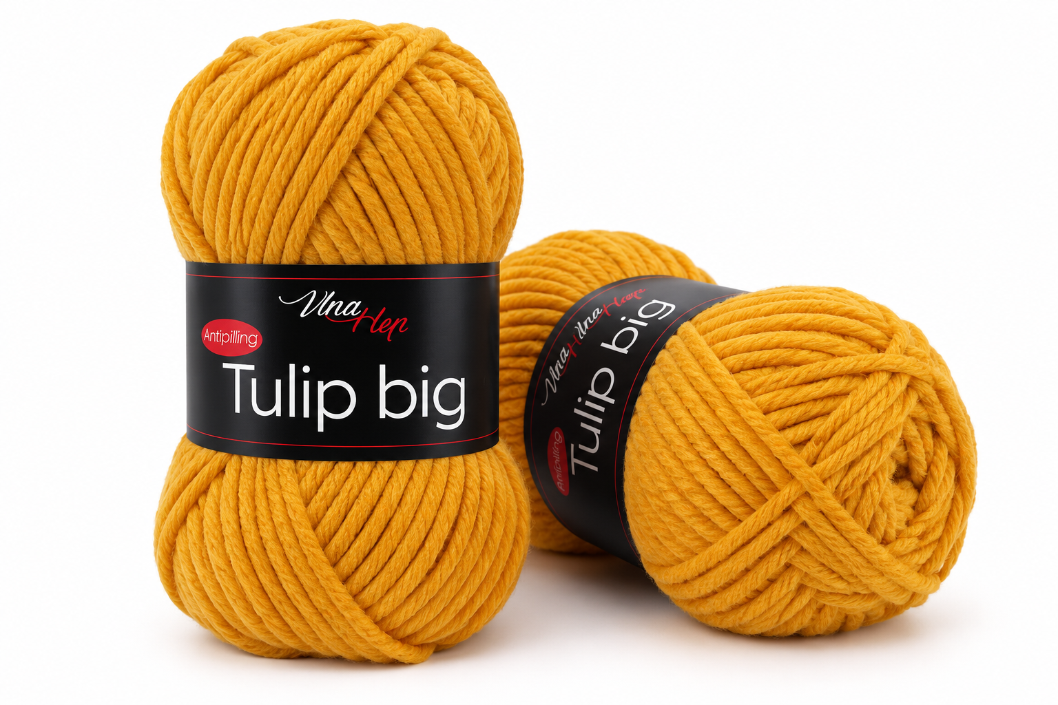 Příze Tulip Big světle hořčicová 4489