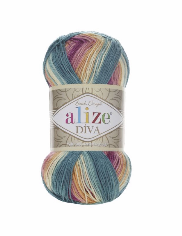 Příze Diva Batik 4572