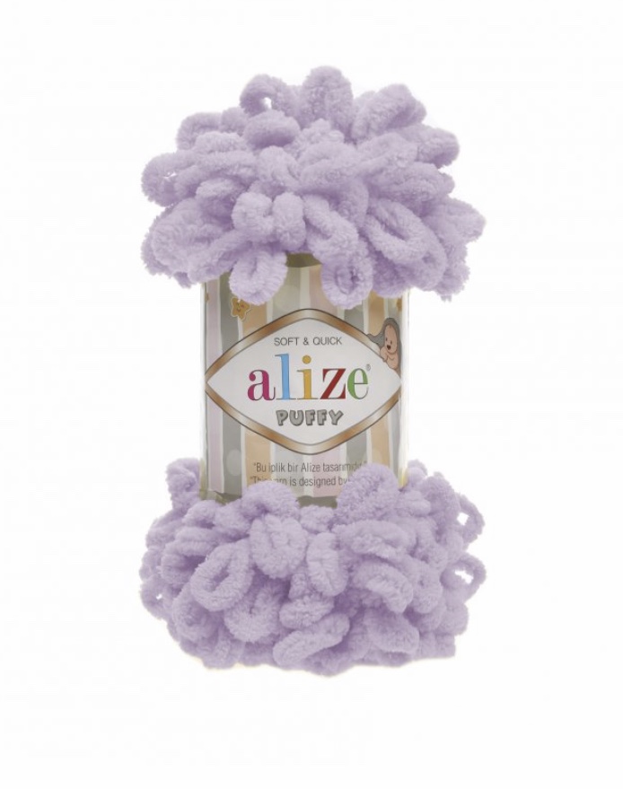 Příze Puffy lila 27