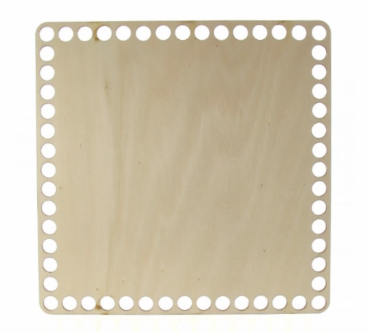 Dřevěné dno čtverec - 20 cm (topol)