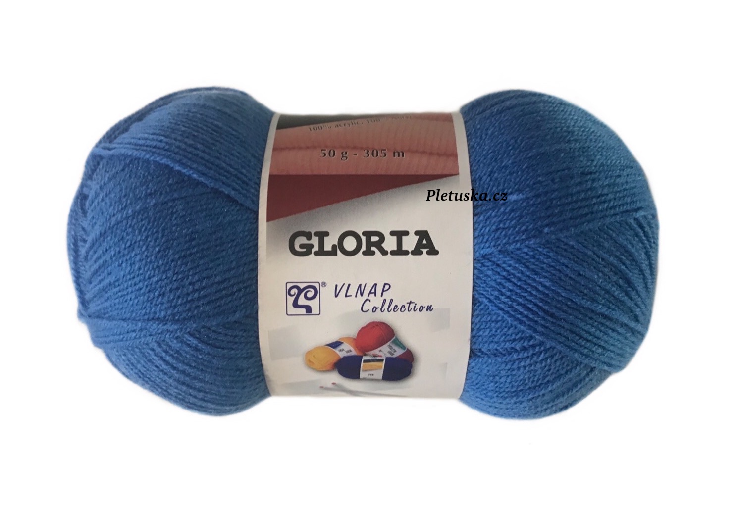 Příze Gloria brilantní modrá 56801