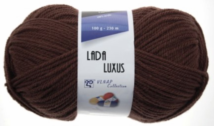 Příze Lada Luxus červenohnědá 51022