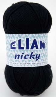 Příze Elian Nicky černá 217