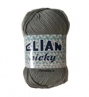 Příze Elian Nicky šedá 4198