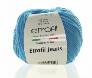 Příze Etrofil Jeans tyrkysová 021