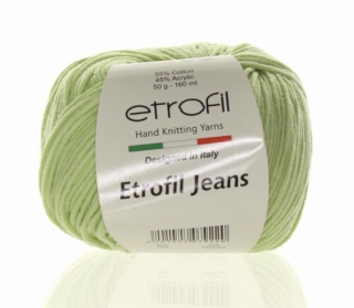 Příze Etrofil Jeans světle zelená 024