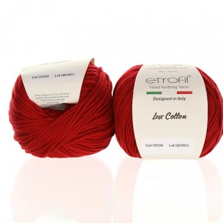 Příze Lux Cotton granátové jablko 70330