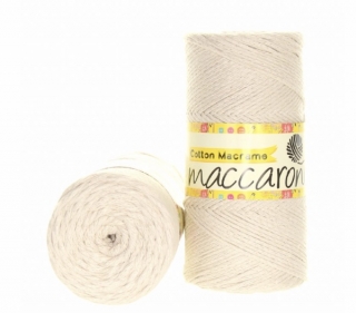 Cotton Macrame 2mm slonovinová 36-702
