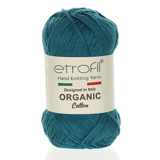 Příze Organic Cotton petrol EB012